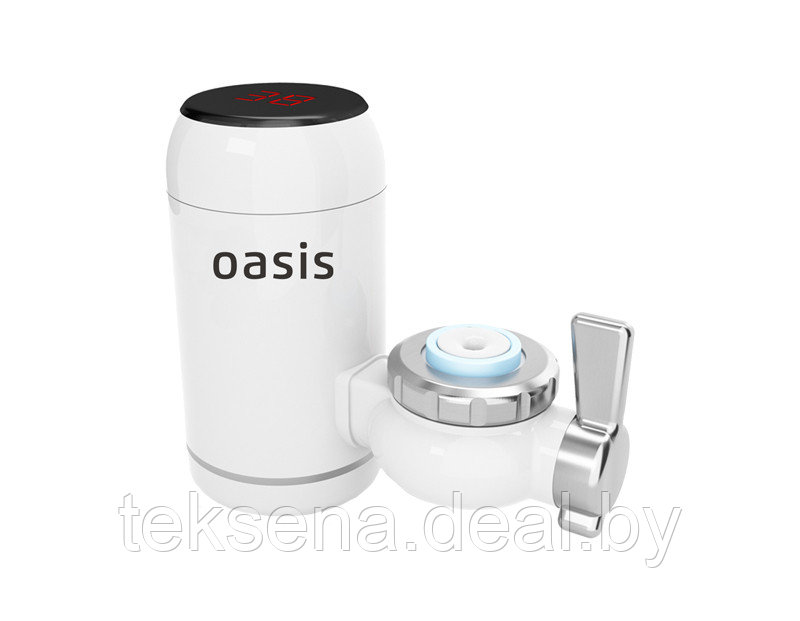 Водонагреватель проточный Oasis NP-W (кран, 3000Вт, 0,4-6 бар min-max, 60°C, унив., 360°, дисплей) - фото 1 - id-p225009304