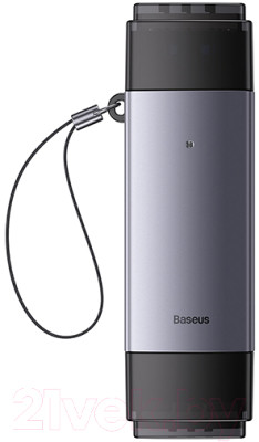 Картридер Baseus Lite Series USB-A & Type-C to SD/TF Card Reader WKQX060113 - фото 1 - id-p225010597