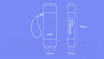 Картридер Baseus Lite Series USB-A & Type-C to SD/TF Card Reader WKQX060113 - фото 8 - id-p225010597