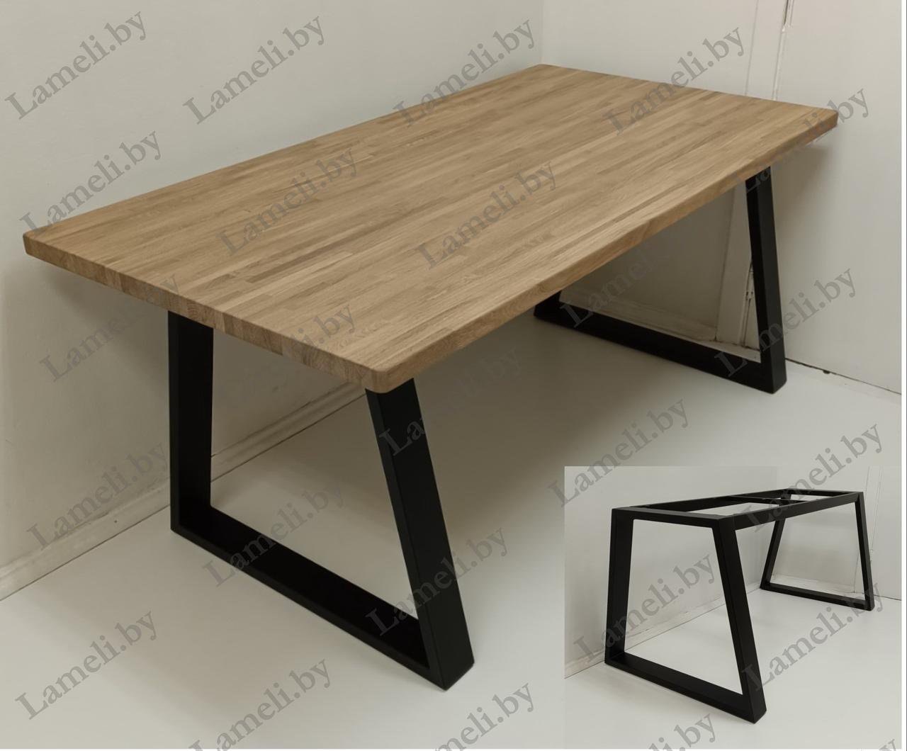 Раздвижной стол из постформинга, ЛДСП или массива дуба на металлокаркасе серии "БУА" с выбором цвета и размера - фото 2 - id-p225011196