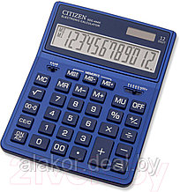 Калькулятор настольный CITIZEN SDC-444X, 12-разрядный, 155x32x204мм, темно-синий