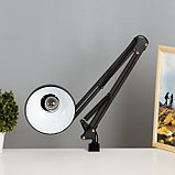 Лампа настольная на шарнире 800 "Крус, чёрная" E27 40W RISALUX, фото 4