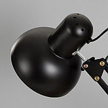 Лампа настольная на шарнире 800 "Крус, чёрная" E27 40W RISALUX, фото 6