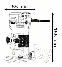 Фрезер кромочный GKF 550 550 Вт BOSCH 06016A0020, фото 3