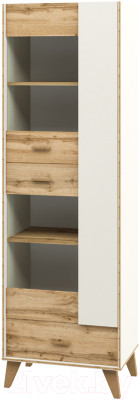 Шкаф с витриной Мебель-Неман Сканди МН-036-10 - фото 1 - id-p225011850