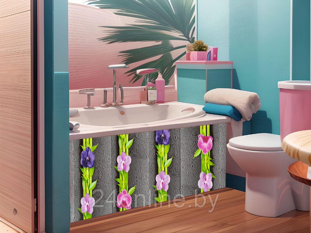 Экран под ванну Comfort Alumin Group Орхидея 150 - фото 1 - id-p225011909
