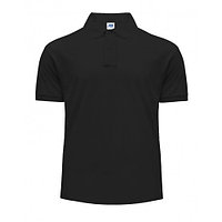 Джемпер (рубашка) поло мужской черный (S-XL) POLO REGULAR MAN BLACK для нанесения логотипа