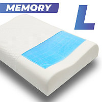 Анатомическая подушка Фабрика сна Memory-5 L ergo-gel 67x43x9.5/11.5