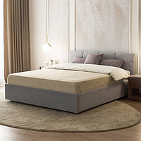 Кровать «Птичье гнездо» без ПМ, 160×190 см, встроенное основание, велюр, цвет велутто 12