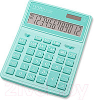 Калькулятор Citizen SDC-444X, 12-разрядный, 155x32x204мм, бирюзовый