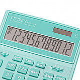 Калькулятор Citizen SDC-444X, 12-разрядный, 155x32x204мм, бирюзовый, фото 3