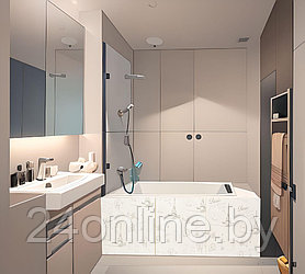 Экран под ванну Comfort Alumin Group Париж серый 150