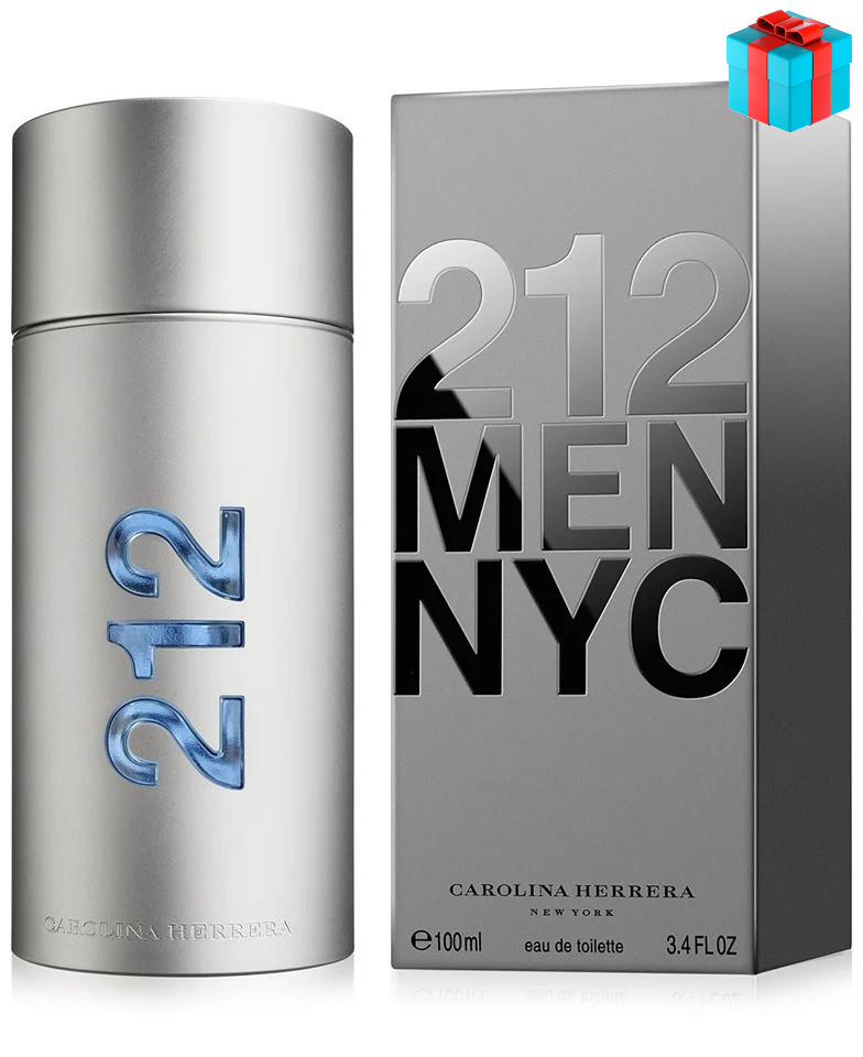 Мужская туалетная вода Carolina Herrera 212 Men 100ml - фото 1 - id-p185442194