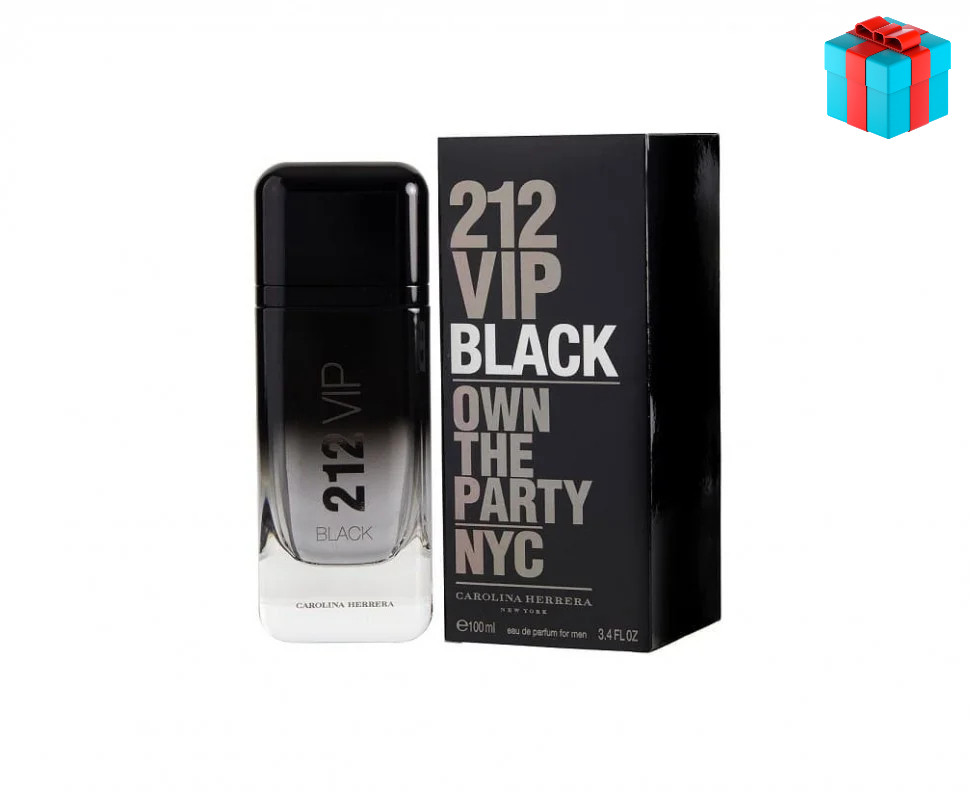 Мужская парфюмированная вода Carolina Herrera 212 VIP Black 90ml - фото 1 - id-p185442852