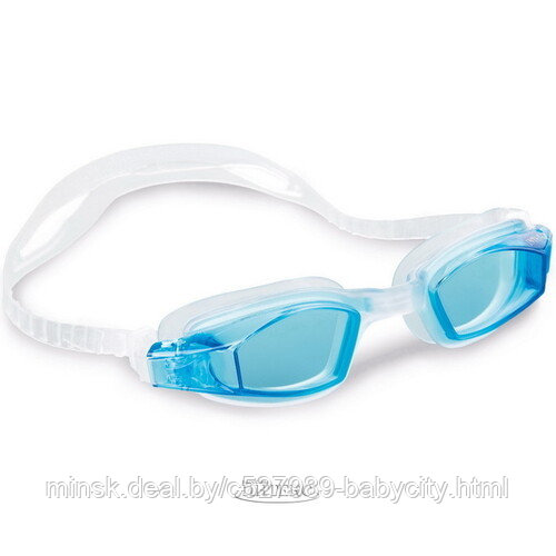 Очки для плавания Free Style Sport 8+ (55682) голубой - фото 1 - id-p225013114