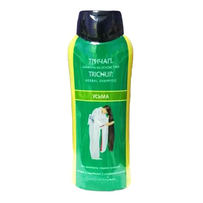 Шампунь Тричап Усьма с кондиционером (Trichup Herbal shampoo), 200 мл 0% SLES, Parabens, Dioxane - фото 1 - id-p225012678