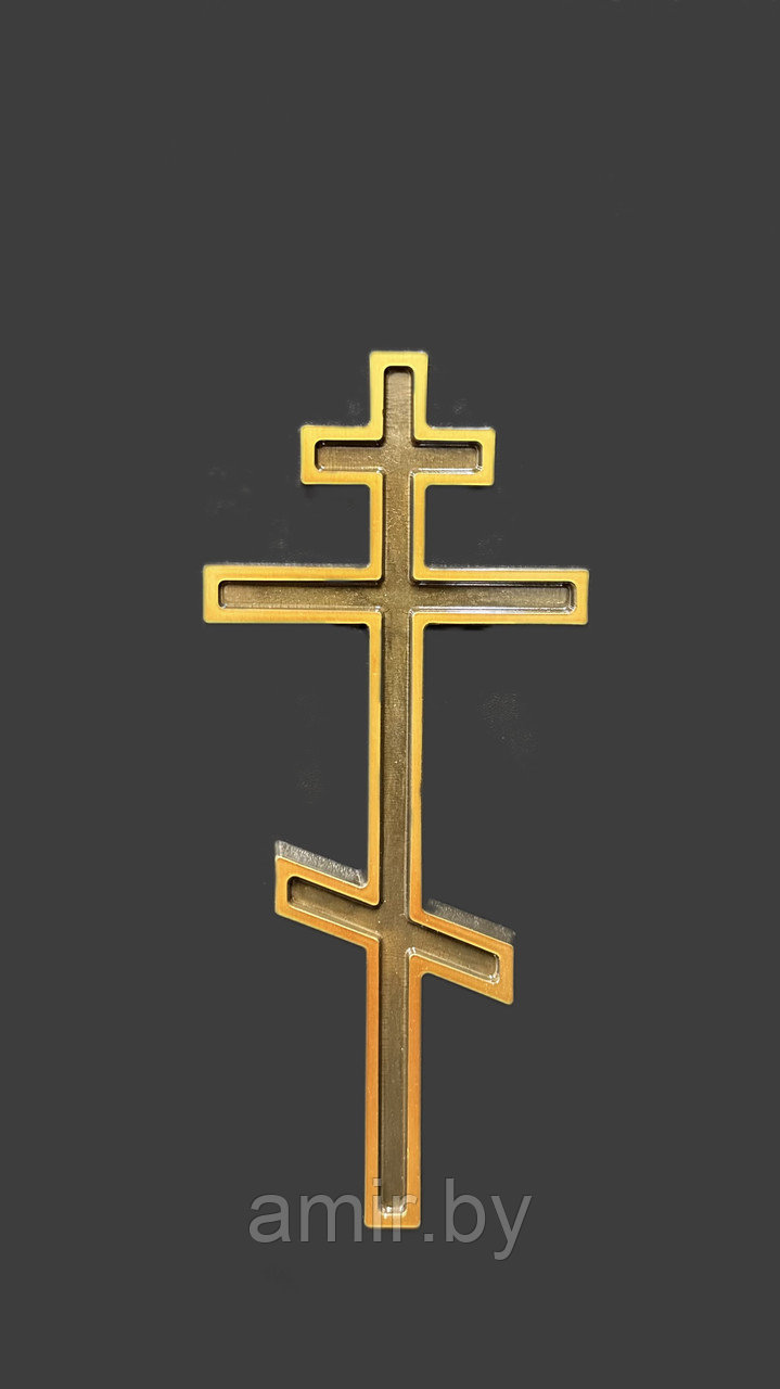 Бронзовый крест на кладбище/памятник 20см.