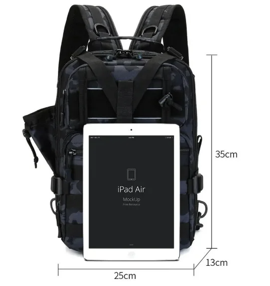 Тактический мужской рюкзак 40х25х14 см - фото 6 - id-p225013249