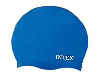 Шапочка для плавания Intex 8+ 55991 синяя