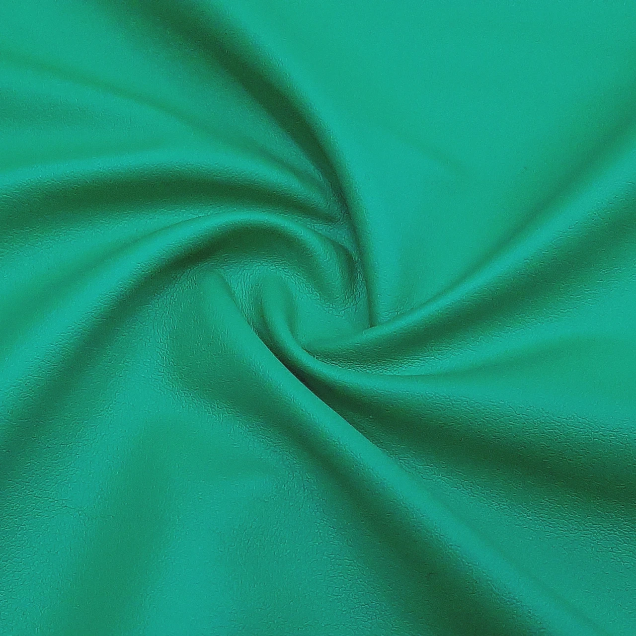 Кожа стрейч (экокожа) на трикотажной основе (зеленый цвет)