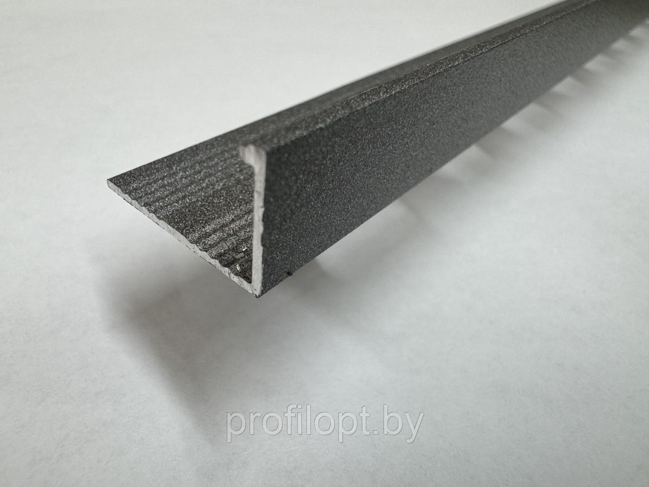 Уголок для плитки L-образный 8 мм, grey stone 270 см