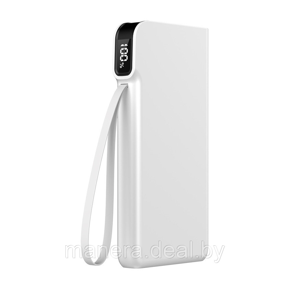 Внешний аккумулятор Cesare 10000 mAh, белый, синий, черный - фото 1 - id-p18691625