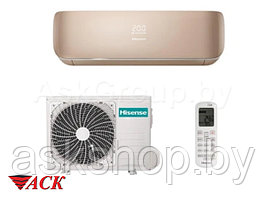 Кондиционеры настенные Hisense Premium Champagne Super DC Inverter AS-10UW4SVETG107(C) трубы 1/4 +3/8