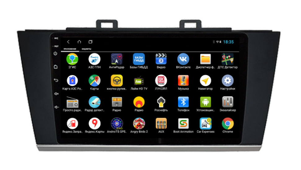 Штатная магнитола Parafar для Subaru Legacy (2014-2018) на Android 12 (8/128Gb + 4G) 2K экран