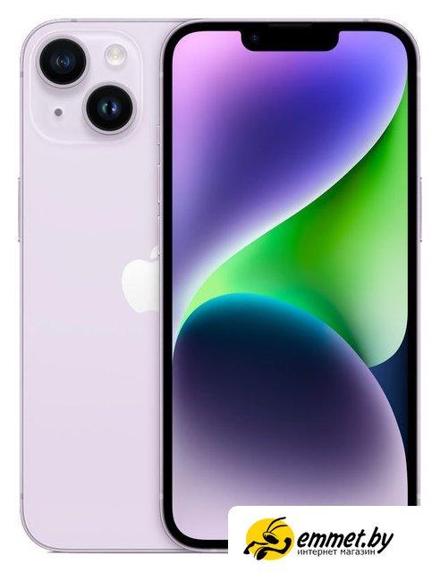Смартфон Apple iPhone 14 512GB (фиолетовый) - фото 1 - id-p225016189