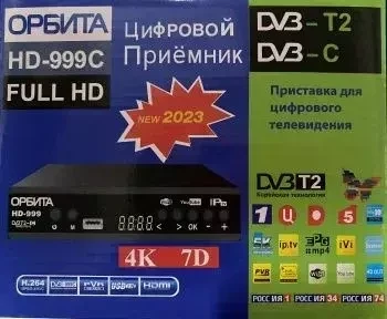 ТВ-ресивер Орбита HD-999C (Черный) - фото 3 - id-p225014810