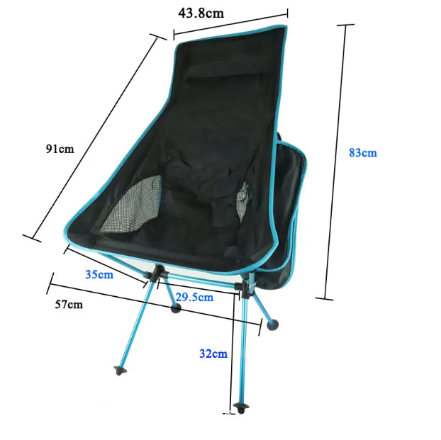 Кресло туристическое складное Camping chair для отдыха на природе - фото 5 - id-p225016796