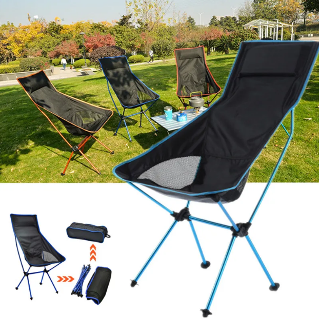Кресло туристическое складное Camping chair для отдыха на природе - фото 2 - id-p225016796
