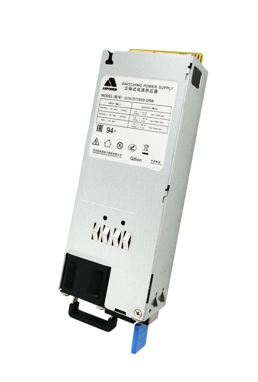 Блок питания серверный FSP Qdion Model U1A-D11600-DRB  99MAD11600I1170311 CRPS 1U Module 1600W Efficiency 80