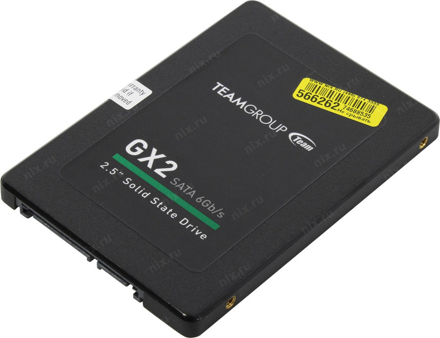 Накопитель SSD 2 Tb SATA 6Gb/s TeamGroup GX2 T253X2002T0C101 2.5" 3D TLC - фото 1 - id-p225017095