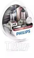 Автолампа (872790039925728) (К-т,2шт), H4 VisionPlus, 12V, 60/55W, P43t-38, +60света PHILIPS 12342VPS2