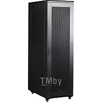 Шкаф 19" Business, 47U 600x1000, черный, передняя дв. перфорир., задняя дв. распашная перфорир.