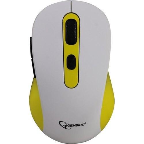 Манипулятор Gembird Wireless Optical Mouse MUSW-221-Y (RTL) USB 6btn+Roll - фото 1 - id-p225017033