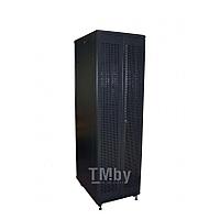 Шкаф TWT 19" серии Business, 42U 800x1000, черный, вентилируемая входная дверь, двухсекционная вентилируемая