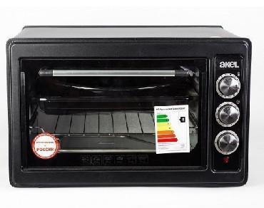 Настольная духовка мини печь электрическая УЗБИ AKEL AF-730 черный жарочный шкаф для дачи выпечки хлеба - фото 1 - id-p224956720