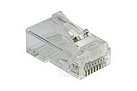 Коннектор RJ45 тип EZ, 8P8C, UTP, Cat.6, универсальный, со вставкой, покрытие 50 микрон, TWT