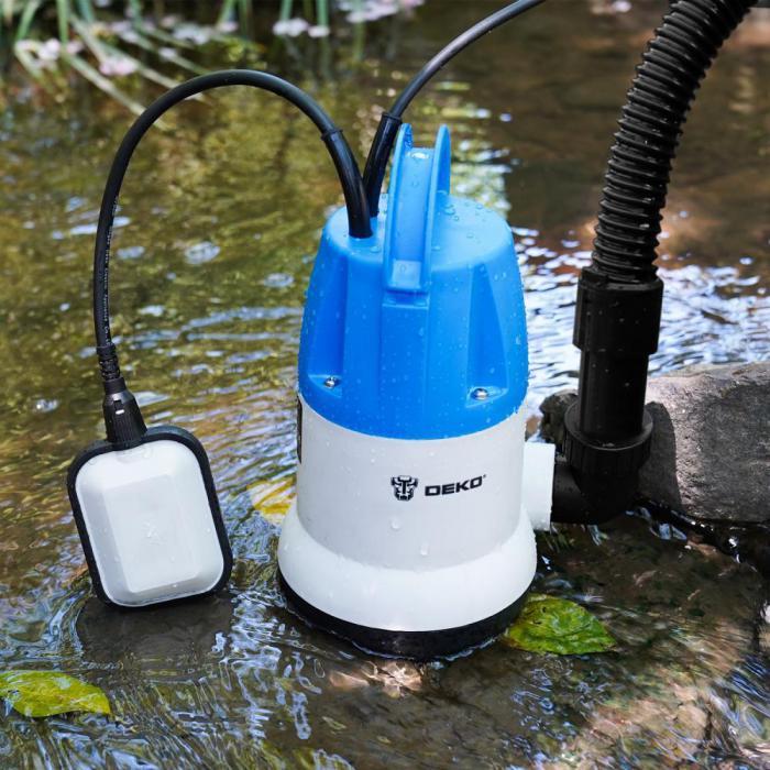 Насос дренажный DEKO CWP-550P для откачки грязной воды - фото 4 - id-p224426622