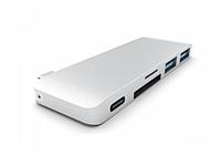 Хаб USB Satechi Combo Hub 3 in 1 USB Type-C USB 3.0 Silver B019PHF9W2/st-tcups