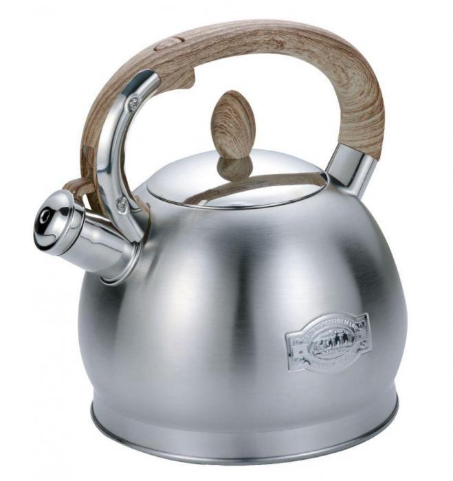 Металлический чайник со свистком KELLI KL-4562 из нержавеющей стали 3 литра для газовой индукционной плиты - фото 1 - id-p224955670