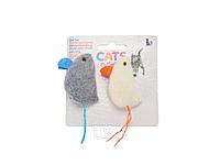 Набор игрушек для кота текстильных "мышки" 2 шт/3,5*6 см Belbohemia 132046