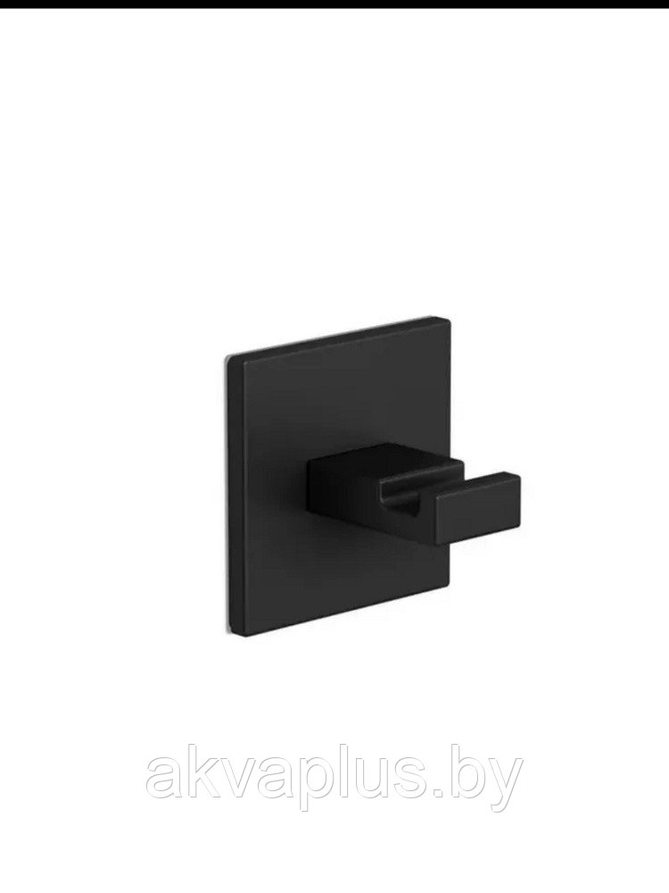 Крючок квадратный самоклеющийся Langberger 71131BP черный матовый - фото 1 - id-p225035262