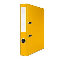 Папка-регистратор "Basic-Smart", А4, 75 мм, ПВХ ЭКО, желтый
