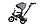 Детский трехколесный велосипед Chopper CH1-1 (серый), фото 4