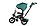 Детский трехколесный велосипед Chopper CH1-1 (зеленый), фото 4