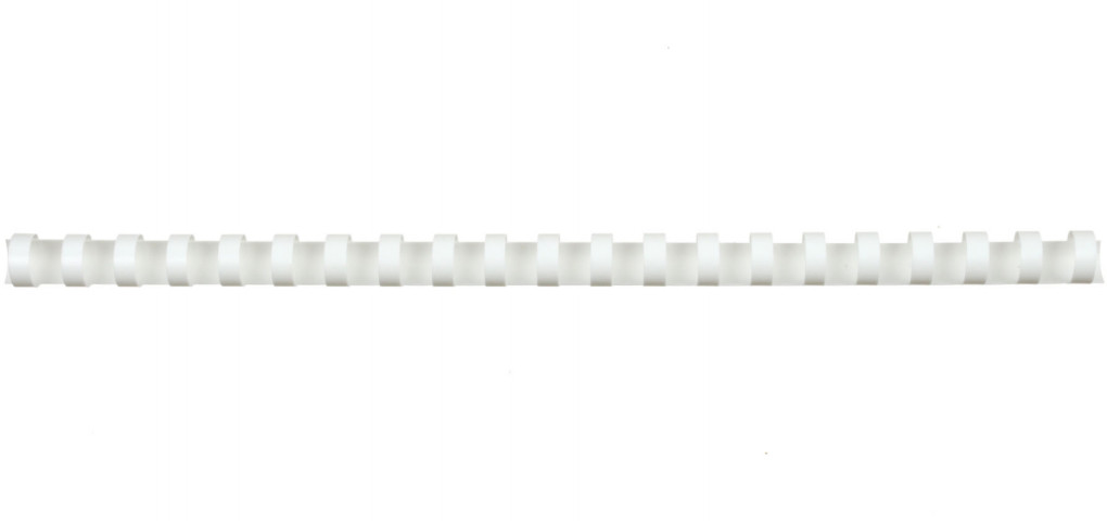 Пружина пластиковая Silwerhof (14) 14 мм, белая