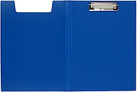 Планшет с крышкой «Бюрократ» толщина пластика 1,2 мм, синий